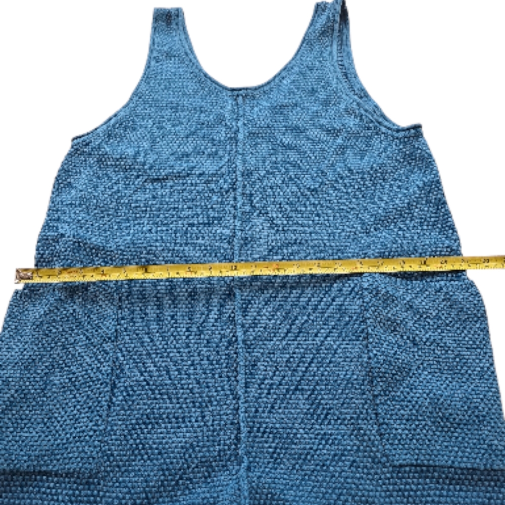 Free People Blue Knit Sweater Jumpsuit - Picture 5 of 10